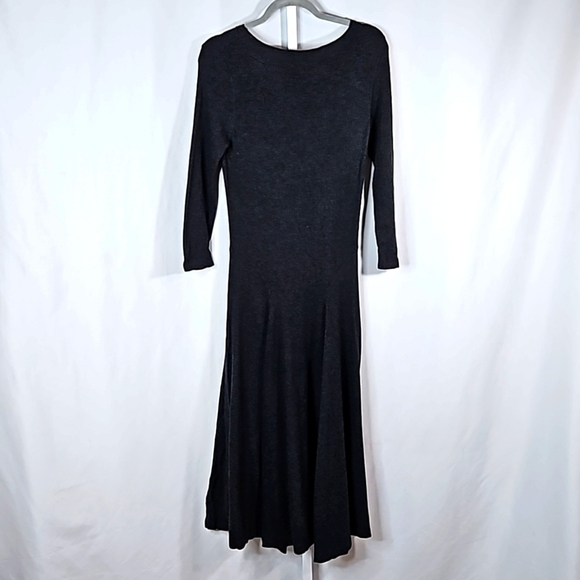 Isaac Mizrahi Black Long Knit Dress Sz S - Picture 8 of 8